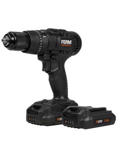 Cordless Li-Ion Combi Drill 20V - 2.0Ah - 2 batteries